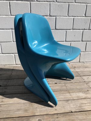 Blue Stacking Chairs by Alexander Begge for Casalino, 1972, Set of 2-EXJ-604959