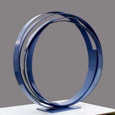 Blue Steel Sculpture by Kuno Vollet-MDB-1803695