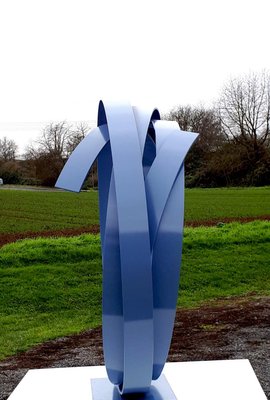 Blue Steel Sculpture by Kuno Vollet-MDB-1803695