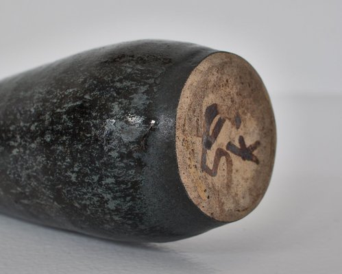 Blue Stoneware Vase by Ole Bjørn Krüger, 1960s-WRF-884232