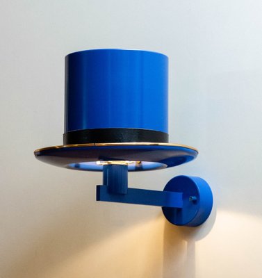 Blue Surreal Top Hat Model V298 Wall Light by Hans Agne Jakobsson for Hans-Agne Jakobsson Ab Markaryd, 1960s-JE-1738599