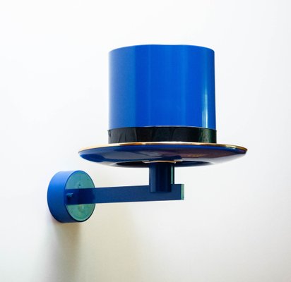 Blue Surreal Top Hat Model V298 Wall Light by Hans Agne Jakobsson for Hans-Agne Jakobsson Ab Markaryd, 1960s-JE-1738599