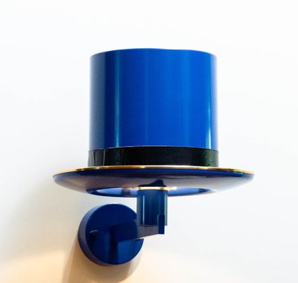 Blue Surreal Top Hat Model V298 Wall Light by Hans Agne Jakobsson for Hans-Agne Jakobsson Ab Markaryd, 1960s-JE-1738599