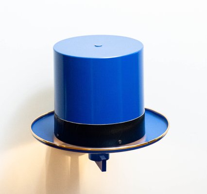 Blue Surreal Top Hat Model V298 Wall Light by Hans Agne Jakobsson for Hans-Agne Jakobsson Ab Markaryd, 1960s-JE-1738599