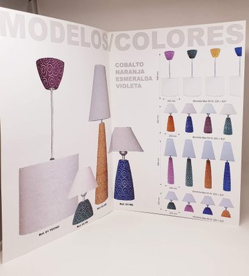 Blue Table Lamp by Antonio Abril for Lámparas Cebriá, 1999-JPD-549160