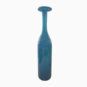 Blue Tones Bottle Vase in Ming Decor by Harris Michael for Mdina-QDP-838539