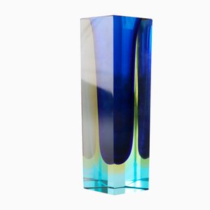 Blue Vase attributed to Flavio Poli for Seguso-ESB-1368410