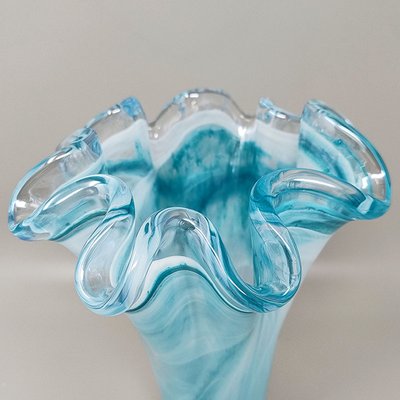 Blue Vase by Ca dei Vetrai, Italy, 1960s-QGR-1819141