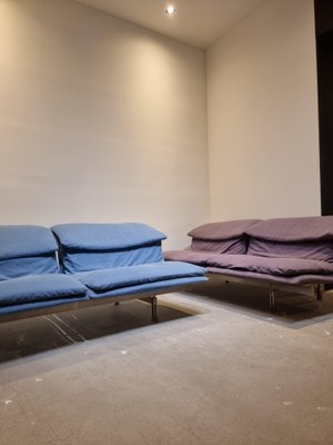 Blue Wave Sofa by Offredi for Saporiti Italia-GNW-1138426