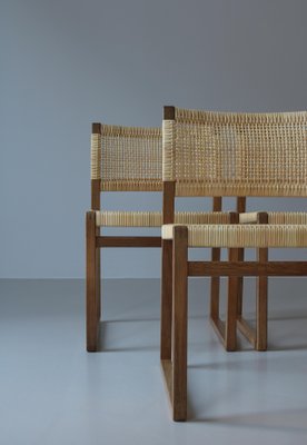 Bm61 Dining Chairs by Børge Mogensen for P. Lauritsen & Son, 1950s, Set of 6-WRF-1798493