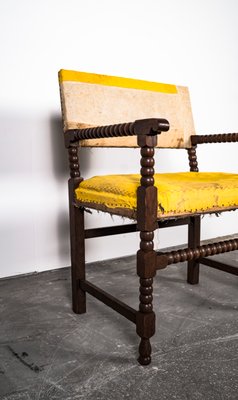 Bobbin Side Chair in Oak, 19th-Century, Germany-VLO-994577