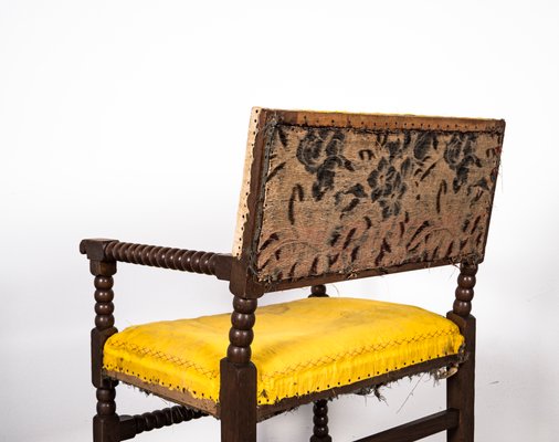 Bobbin Side Chair in Oak, 19th-Century, Germany-VLO-994577