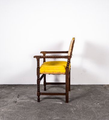 Bobbin Side Chair in Oak, 19th-Century, Germany-VLO-994577