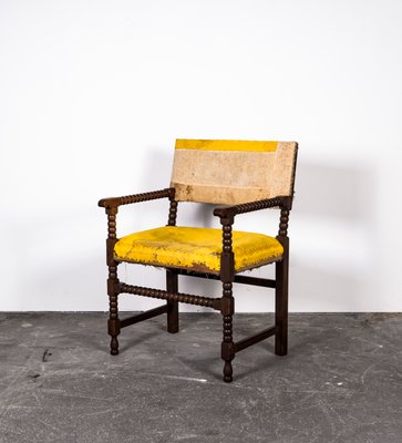 Bobbin Side Chair in Oak, 19th-Century, Germany-VLO-994577