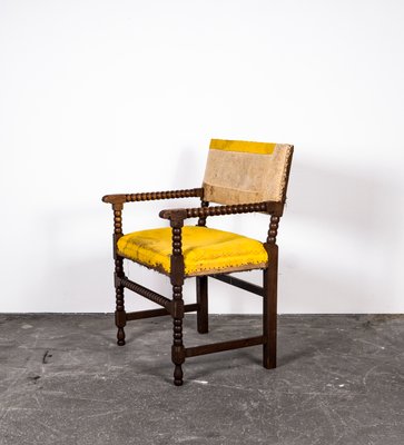 Bobbin Side Chair in Oak, 19th-Century, Germany-VLO-994577