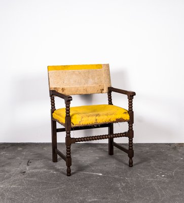 Bobbin Side Chair in Oak, 19th-Century, Germany-VLO-994577