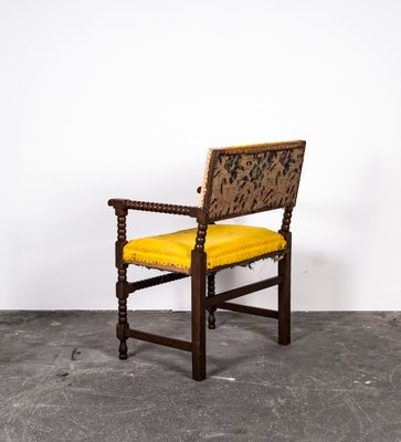 Bobbin Side Chair in Oak, 19th-Century, Germany-VLO-994577