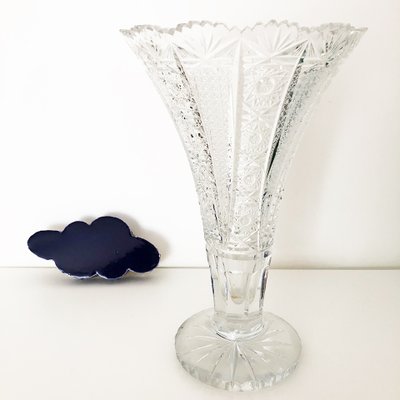 Bohemia Crystal Vase, 1900s-OLY-1060428