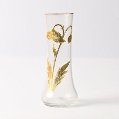 Bohemian Art Nouveau Glass Vase from Brothers Rachmann, 1890s-IXK-1724029