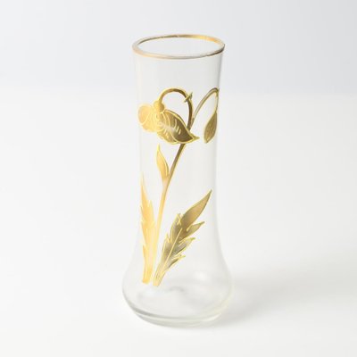 Bohemian Art Nouveau Glass Vase from Brothers Rachmann, 1890s-IXK-1724029