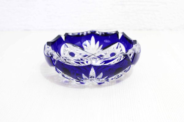 Bohemian Crystal Ashtray, 1960s-BQF-1319979