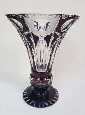 Bohemian Crystal Glass Vase-QDP-1187929