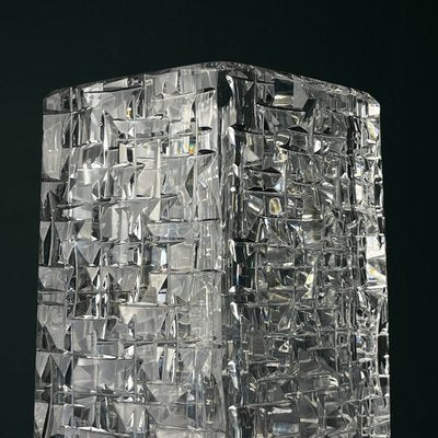 Bohemian Crystal Vase by Vladimír Žahour for Poděbrady Glassworks, Former Czechoslovakia, 1960s-WQC-2020672