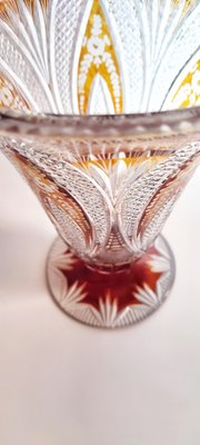 Bohemian Crystal Vase, Czech Republic, 1980s-RGF-956351