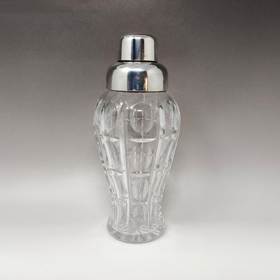 Bohemian Cut Crystal Cocktail Shaker by Masini, 1960s-QGR-1140238