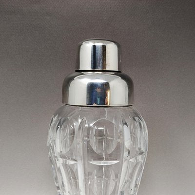 Bohemian Cut Crystal Cocktail Shaker by Masini, 1960s-QGR-1140238