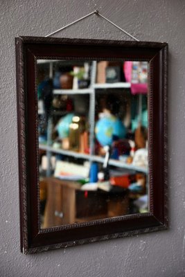 Bohemian French Wood Mirror, 1890s-AIU-1804693