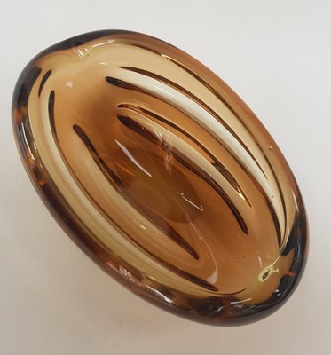 Bohemian Glass Bowl, 1950s-QDP-838533