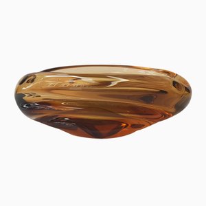 Bohemian Glass Bowl, 1950s-QDP-838533