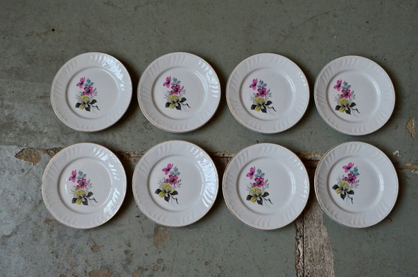 Bohemian Plates from Keller and Guerin Lunéville Badonviller, Set of 8-AIU-1115309