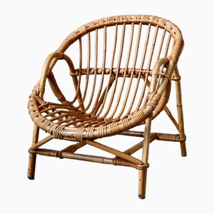 Bohemian Style Rattan Children's Armchair-AIU-2038100