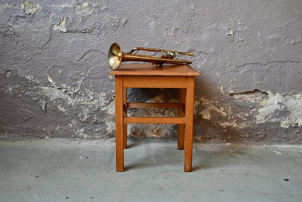 Bohemian Wooden Stool, 1950s-AIU-1763431