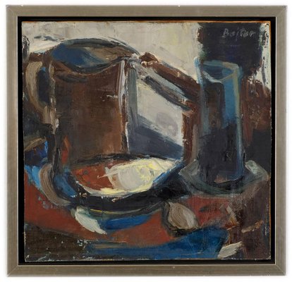 Bojtor, Still Life, 1920s, Oil on Fiberboard-OGW-1680776