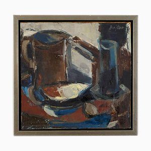 Bojtor, Still Life, 1920s, Oil on Fiberboard-OGW-1680776