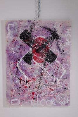 Bomberbax, Painting, 2021, Mixed Media on Canvas-RCE-1099429