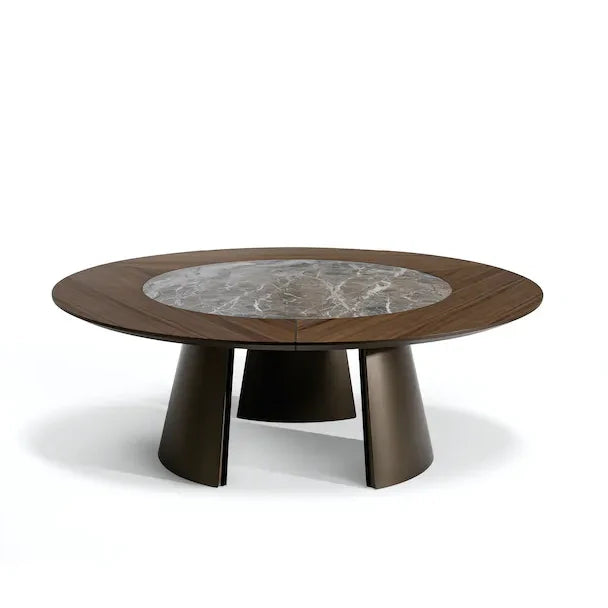 TORII ST - Round table with Lazy Susan (Dimension - Ø220 x H76 cm) (Request Info)