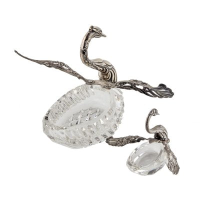 Bonbonnieres Swans Salt Cellars, Set of 2-WMV-1159700