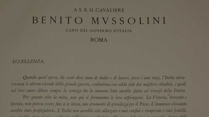 Bond Opera Cartographic, International Atlas of the Italian Touring Club with Dedication by Benito Mussolini, Italy 1927, Set of 9-ERB-964752