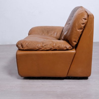 Bonheur Armchair in Leather Ammannati and Giampiero Vitelli for Brunati, 1970s-XSG-2040296