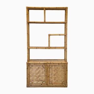 Bookcase in Bamboo, 1970s-NPC-1799108