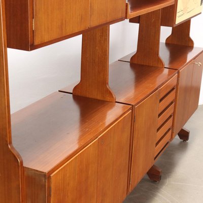 Bookcase in Mahogany, Italy, 1960s-VMM-1399403