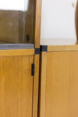 Bookcase in Oak and Metal by Pierre Guariche, 1960s-CEJ-1065971