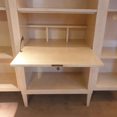 Bookcase in Parchment by Michel Leo, 1981-KHC-1816591