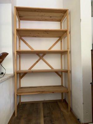 Bookcase in Pine Wood, Hungary, 1980s-OXJ-1721917