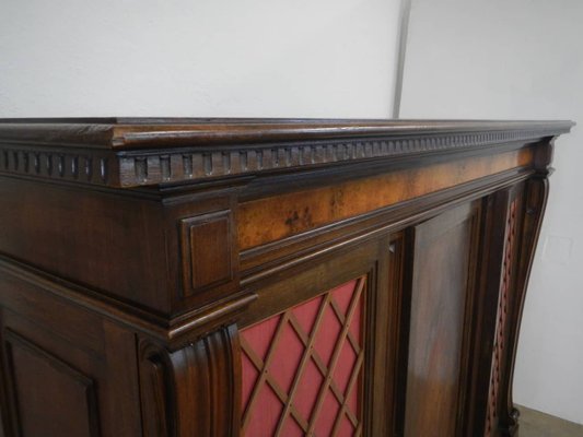 Bookcase in Walnut and Burr Walnut, 1950s-WWQ-935267