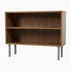 Bookcase with Gray Metal Legs-OKG-1717845